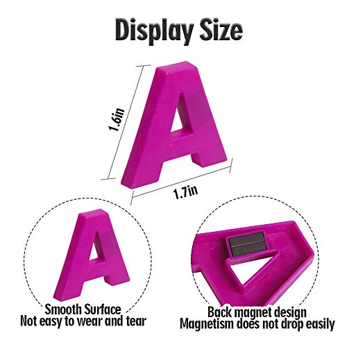 Tsyan Jumbo Magnetic Letters Alphabet Refrigerator Magnets Fridge Magnet Plastic Abc Words Numbers Educational Learning Toys Spelling Counting Uppercase Lowercase Gifts For Kids Toddlers 3+Years… #TOP3