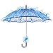 Produktbild Hongzer Spitzenschirm, Bridal Lace Cotton Umbrella für Fotografie Prop, Celebration Decor, Bühnenauftritt, Tanzen(Blau)