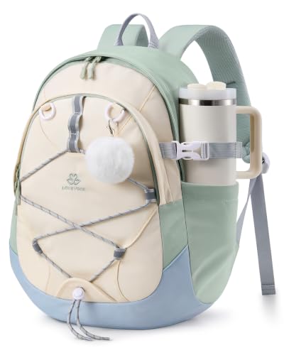 LOVEVOOK School Backpack for Teen Girls, Cute Kids Travel Backpack with Chest Strap, Waterproof College Student Bookbag Purse, Back to School Backpacks Fits 15.6 Inch Laptop & 40oz Tumbler