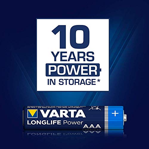 VARTA Longlife Power AAA Micro LR03 Batterij (verpakking met 10 stuks) Alkaline Batterij - Made in Germany - ideaal voor… - Afbeelding 6