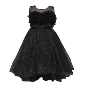 Buy Hopscotch Girls Ankle Length Gowns Black Color 6 7 Years (ARO