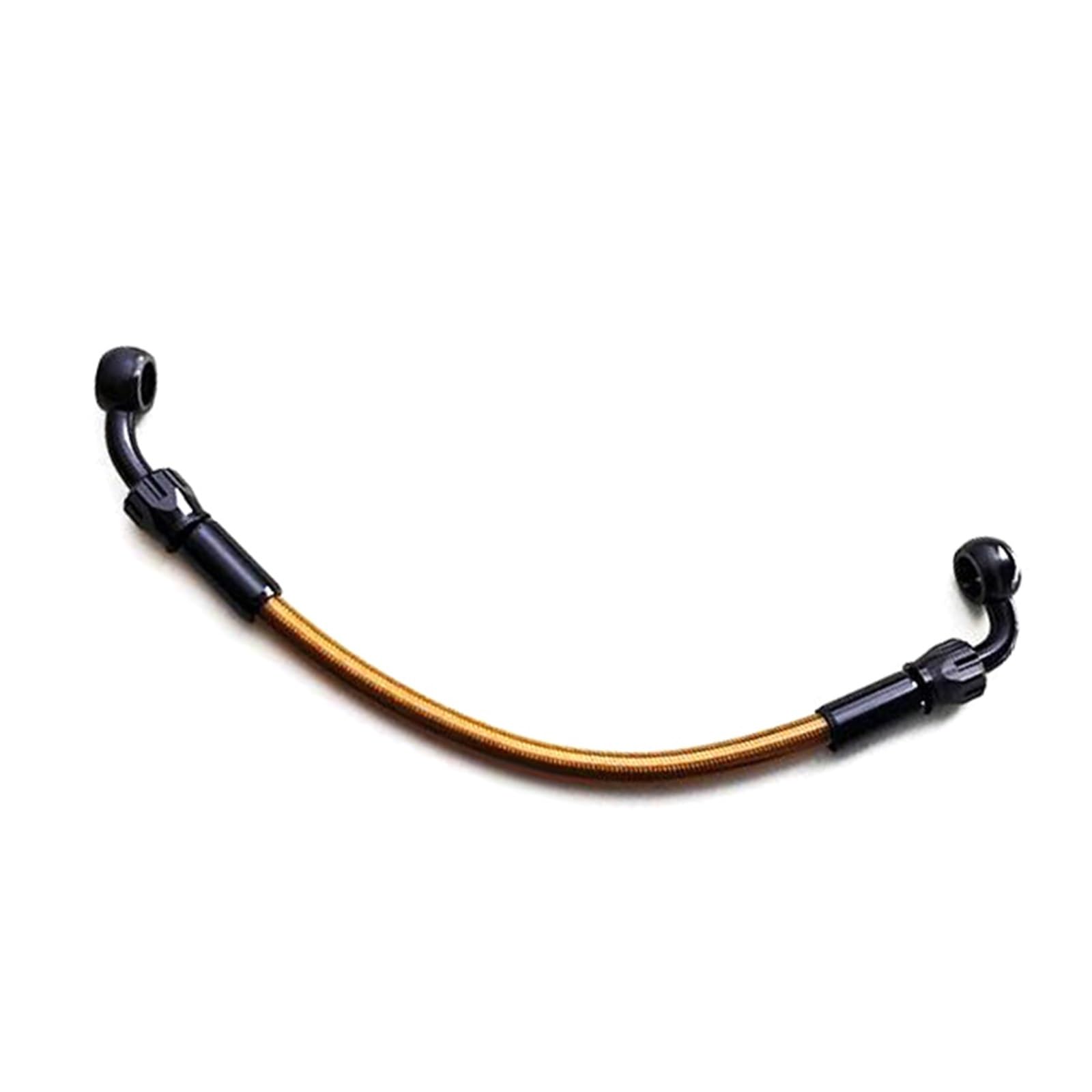 Motorcycle Brake Hose 45°-90° Motorcycle ATV Dirt Pit Racing Bike AN3 M10 Brake Hose Hydraulic Clutch Tube Master Cylinder Oil Pipe Accessories(2200mm)