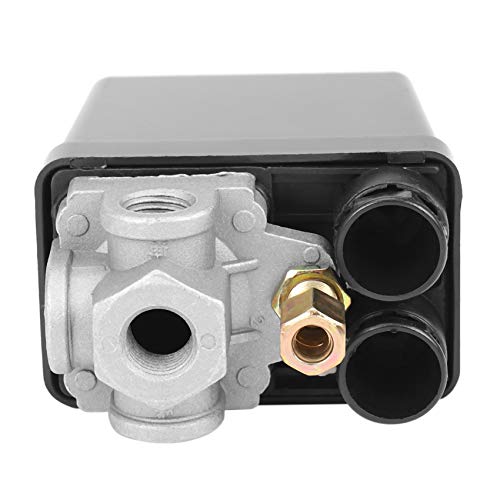 Yaregelun Heavy Duty Air Compressor Pressure Switch Control Valve 90 PSI -120 PSI Black