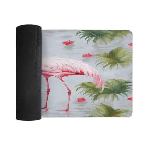 White Flamingo Desk Pad Base de Goma Grande 60x30 cm miniatura 3