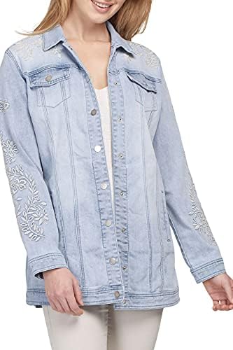Tribal Women's Maxi Jacket, Blue Fog, X 