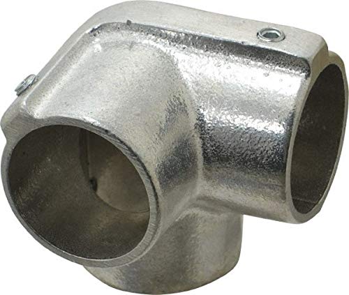 Hollaender - 1-1/2 Inch Pipe, Side Outlet Elbow - Aluminum Alloy Pipe Rail Fitting (2 Pack)