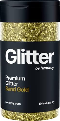 Hemway Rose Gold Glitter Fine 130g/4.6oz Powder Metallic Resin Craft Glitter Flake Sequins for Epoxy Tumblers, Hair Face Body Eye Nail Art Festival, DIY Party Decorations Paint