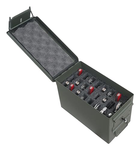 (Can Included!) Case Club .50 Cal Ammo Can with 24 Folding Knives Pre-Cut Foam (Closed Cell, Military Grade) by Case Club - Image 2