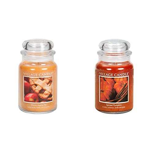 Village Candle Warm Apple Pie & Spiced Pumpkin