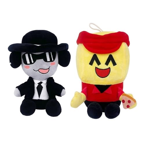 Forsaken Chance Peluche, Suave y Bonito Personaje de Juego en Peluche Juguete Ellio for Fans Gamers y Niños Regalo de Cumpleaños (2pcs) Forsaken Chance Peluche, Suave y Bonito Personaje de Juego en Peluche Juguete Ellio for Fans Gamers y Niños Regalo de Cumpleaños (2pcs)