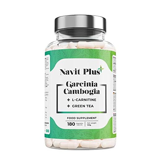 Garcinia Cambogia + L-Carnitina + Té Verde. Reductor del apetito, quemagrasas natural, termogénico potente. Tú complemento natural para ayudarte a quitarte esos kilos de más. 180 cápsulas vegetales.
