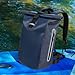 MotiveTech Roll up Top Backpack Waterproof Dry Bag Waterproof Storage Bag for Swimming, Dark Blue