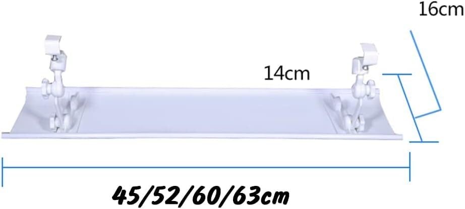 Déflecteurs de climatisation de plafond haut de gamme 62 cm angle réglable - 2