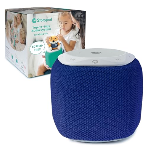 Image of Storypod The Learning-First Audio Play System | Starter Set | Interactive Educational Toy & Storyteller | Boys & Girls | Young Kids | Toddlers & Preschoolers (The Storypod - Blue)