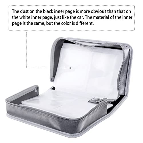 image for Siveit DVD Case, 128 Capacity CD/DVD Case Wallet Binder Storage Holder