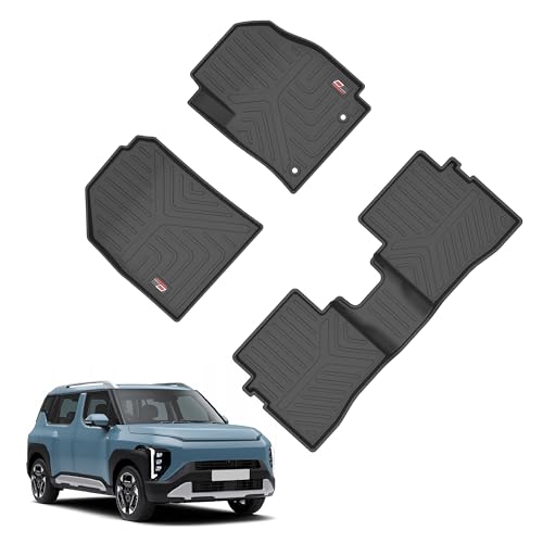 Image of GFX Car Floor Mats | for KIA Syros 2025 Onwards | All-Weather Protection | Anti-Skid Design | Custom Fit | Easy to Clean | Durable & Stylish | Keeps Car Interior Clean & Dust-Free