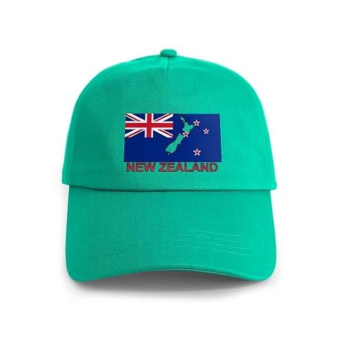 CafePress New Zealand Flag (Labeled) Cap Adjustable Baseball Hat