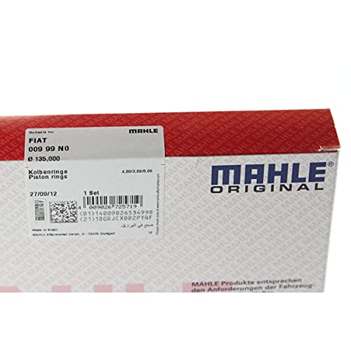Mahle Original 009 99 N0 Set Anelli Elastici Pistone