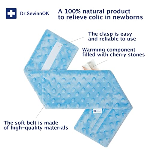 Dr. Sevinnok - Baby Tummy Warmer For Colic, Gas Relief, With Natural Cherry Pits, Relief For Upset Stomach In Babies And Toddlers (Fox Belt) #TOP2