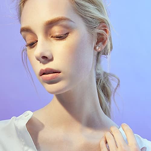 Girls Horse Jewelry 925 Sterling Silver Rose Gold Horse Small Hoop Earrings Chain for Women Girls Hug Horse Jewelry Gift for Women Kids Mother Daughter