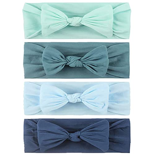 GoodTool 8PCS Nylon Headband Soft and Cute Toddler Headband Hair Accessories Styling Accessories Elastic Handmade Hair Accessories for Infants Newborn and Toddler Girls