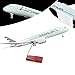 Bswath Large Model Airplane 1:130 American B787 Model Jet Plane Model for Adults with LED Light for Gift and Decoration