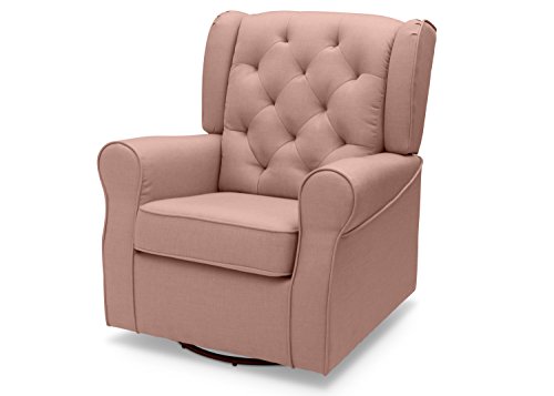 Delta Children Emma Tufted Glider, Blush #TOP3