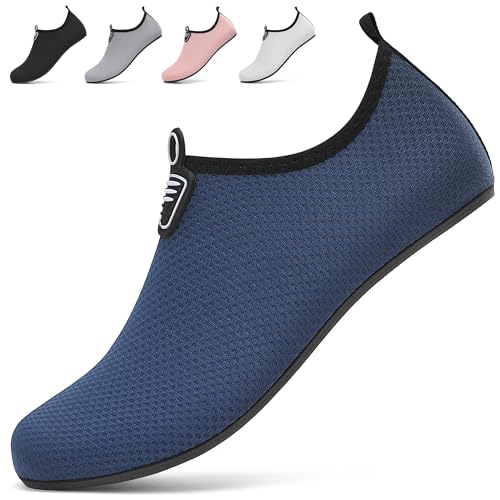 BARFULKER Schwimmschuhe Badeschuhe Damen Herren - Schnell Trocknend Wasserschuhe Leicht Strandschuhe Surfschuhe für Männer Frauen, Aquaschuhe für Pool Beach Yoga