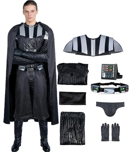 Novelty Black Knight Halloween Costume Suit Chest Plate Box for Adult XL