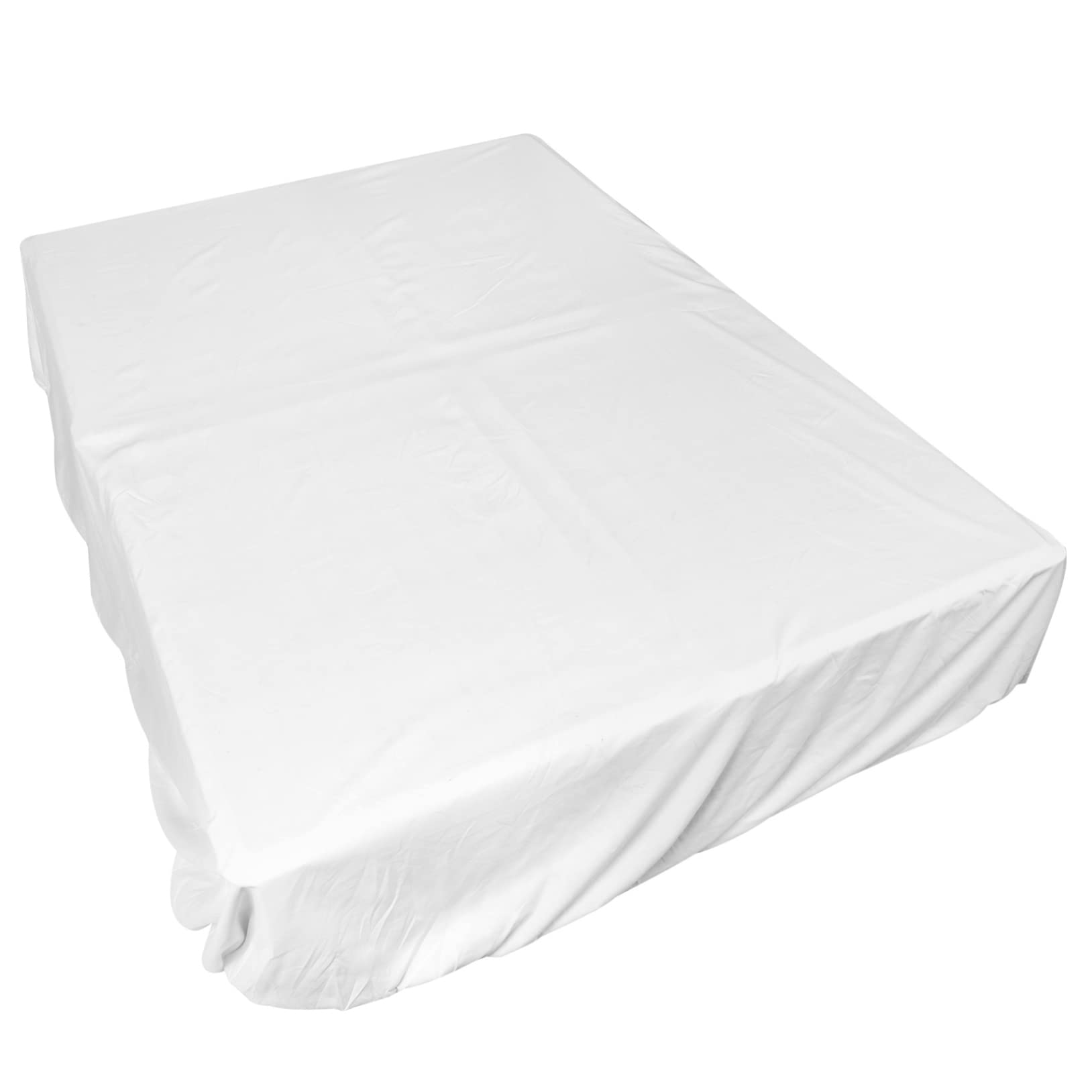 Drap-housse coton respirant anti-glisse housse matelas blanche