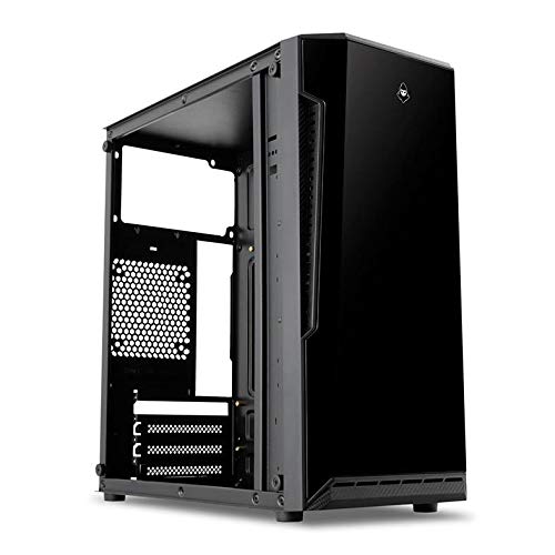 Gabinete Gamer Mancer Ares Lateral Acrilico Preto, Mcr-ar01-fl