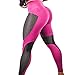 Oksale Womens Workout Leggings Fitness Sports Gym Running Yoga Athletic Pants (L, Hot Pink)