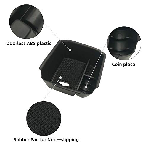 JOJOMARK Compatible with VW Tiguan 2018 2019 2020 2021 2022 2023 2024 and 2022 2023 2024 2025 2026 VW Taos Center Console Tray Organizer Insert ABS Armrest Box Secondary Storage by JOJOMARK - Used condition - Image 4