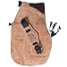 Equine Care Farrier Apron Chaps – Cowhide Suede Leather, Foam Padded Thigh and Back Support, Adjustable Waist, Tool Pockets, Magnetic Nail Holders (27 inches (70 cm))