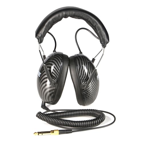 Gehörschutz Kopfhörer für Drummer, 25 dB Geräuschisolierung, 40 mm Treiber, 10 Hz-30 kHz Frequenzbereich, 3,5 mm Klinke, 6,3 mm Adapter, faltbar, komfortabel, ideal für Proberaum und Live-Sessions