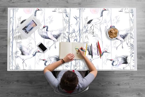 Sous-main de bureau 120x60 cm antidérapant pour protéger les tables des rayures
