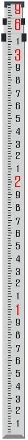 NWI NAR09M 3 Meter 3 Section Telescopic Aluminum Rod, Metric
