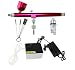 Produktbild Abest Dual-Airbrush-Kompressor-Kit, automatische Start-Stopp-Funktion, komplett mit Feuchtigkeitsverschluss und Reinigungsbürste