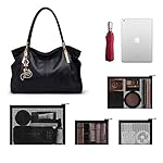 EASYFUN Mesh Pouch, Make up Bag with Zipper Cosmetic Organizer Pouch for Daily or Travel to Keep Small Items, 4 PCS Black - Image 5