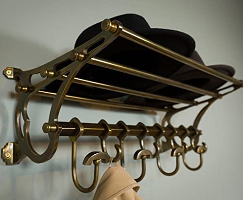 Treasure Art French COATRACK/Luggage Rack/Train Wall Mounted Rack vintage luxury decor