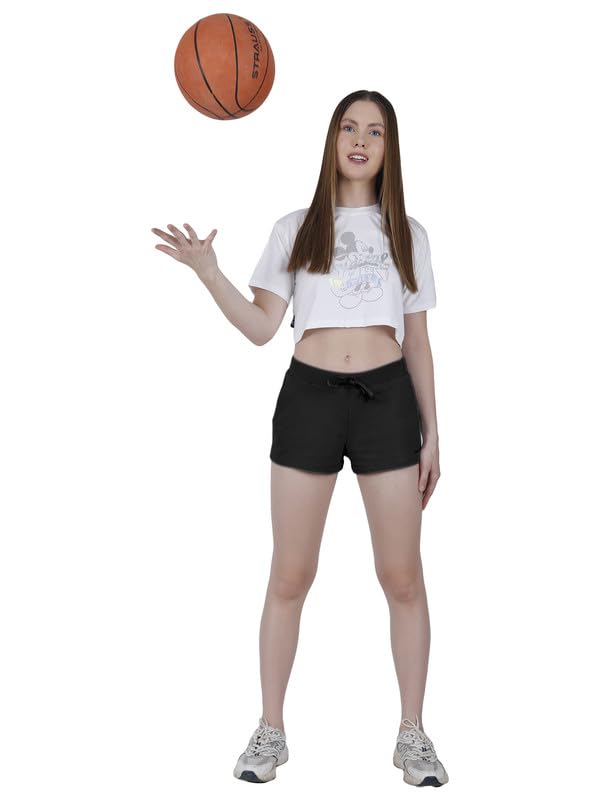 Image of Women Relax Fit Lounge Shorts PC Looper Fabric