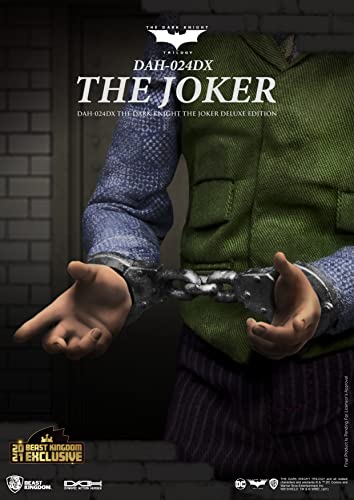 Beast Kingdom The Dark Knight: The Joker Dah-024Dx Dynamic 8Ction Deluxe Action Figure #TOP30
