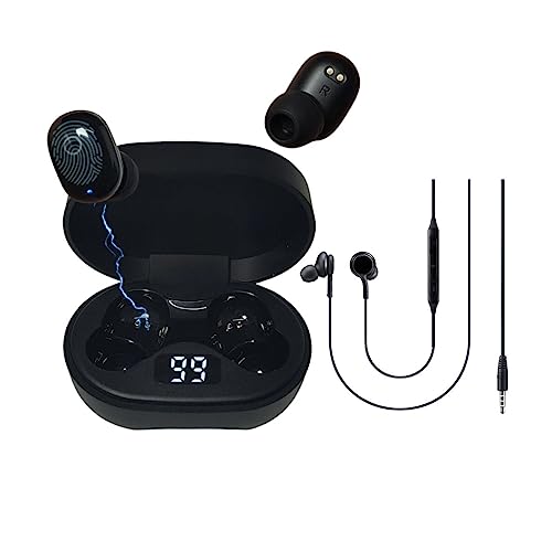 Fone Bluetooth 5.0 Preto Compat&iacute;vel com todos os aparelhos confort&aacute;vel e carregamento r&aacute;pido +...