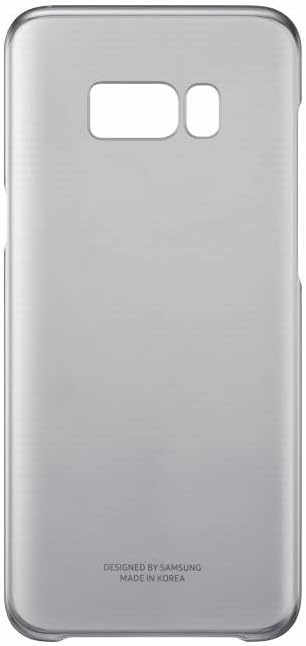 Samsung Original S8 Clear Phone Case Cover - Transparent Black,EF-QG950CBEG
