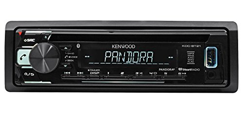Kenwood Kdc-Bt21 In-Dash 1-Din Cd/Mp3 Car Stereo Receiver With Bluetooth And Front Usb Input #TOP4