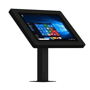 VidaMount Black Enclosure and Rotating & Tilting Desk/Table Mount [Bundle] Compatible with Microsoft Surface Pro 7+, Pro 7, Pro 6, Pro 5, Pro 4