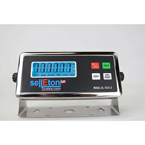 Selleton Sl-7515-C Indicator With 5 Prong Connection, Lcd Display With Backlight, Pcb Board, Rs232 Output, Compatible With Any Floor Scale #TOP3