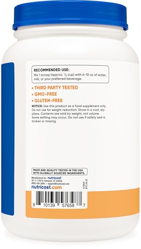 Image of Nutricost Whey Protein Isolate 2 LB Churro Flavored - GMO-Free, Gluten-Free