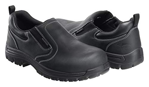 Fsi Footwear Specialties International Men's Foreman Composite Toe Waterproof Slip On Work Shoe, Black, 12 Wide #TOP2