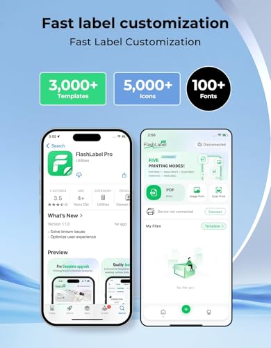 SVANTTO Versandetiketten-Drucker, DHL-Etikettendrucker, Thermodrucker, Label Printer für Shopify, Etsy kompatibel mit UPS, DPD und GLS, Y42, Schwarz